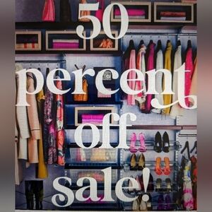 50% OFF EVERYTHING